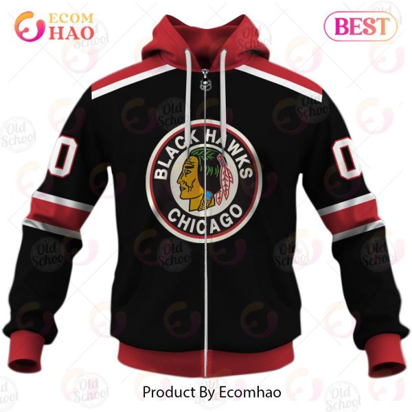 NHL Chicago Blackhawks Reverse Retro Alternate Jersey – Personalize Your Own New & Retro Sports Jerseys 3D Hoodie