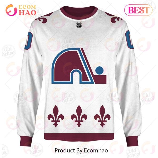 NHL Colorado Avalanche Reverse Retro Alternate Jersey – Personalize Your Own New & Retro Sports Jerseys 3D Hoodie