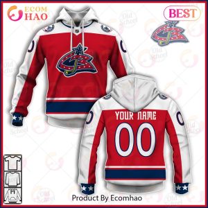 NHL Columbus Blue Jackets Reverse Retro Alternate Jersey – Personalize Your Own New & Retro Sports Jerseys 3D Hoodie