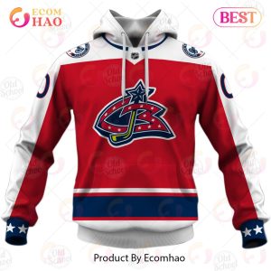 NHL Columbus Blue Jackets Reverse Retro Alternate Jersey – Personalize Your Own New & Retro Sports Jerseys 3D Hoodie