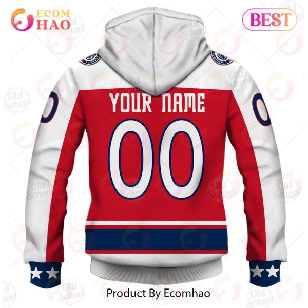 NHL Columbus Blue Jackets Reverse Retro Alternate Jersey – Personalize Your Own New & Retro Sports Jerseys 3D Hoodie