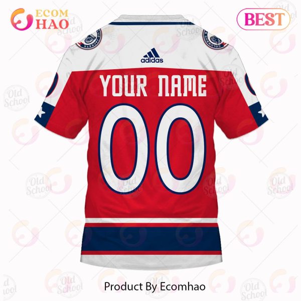 NHL Columbus Blue Jackets Reverse Retro Alternate Jersey – Personalize Your Own New & Retro Sports Jerseys 3D Hoodie