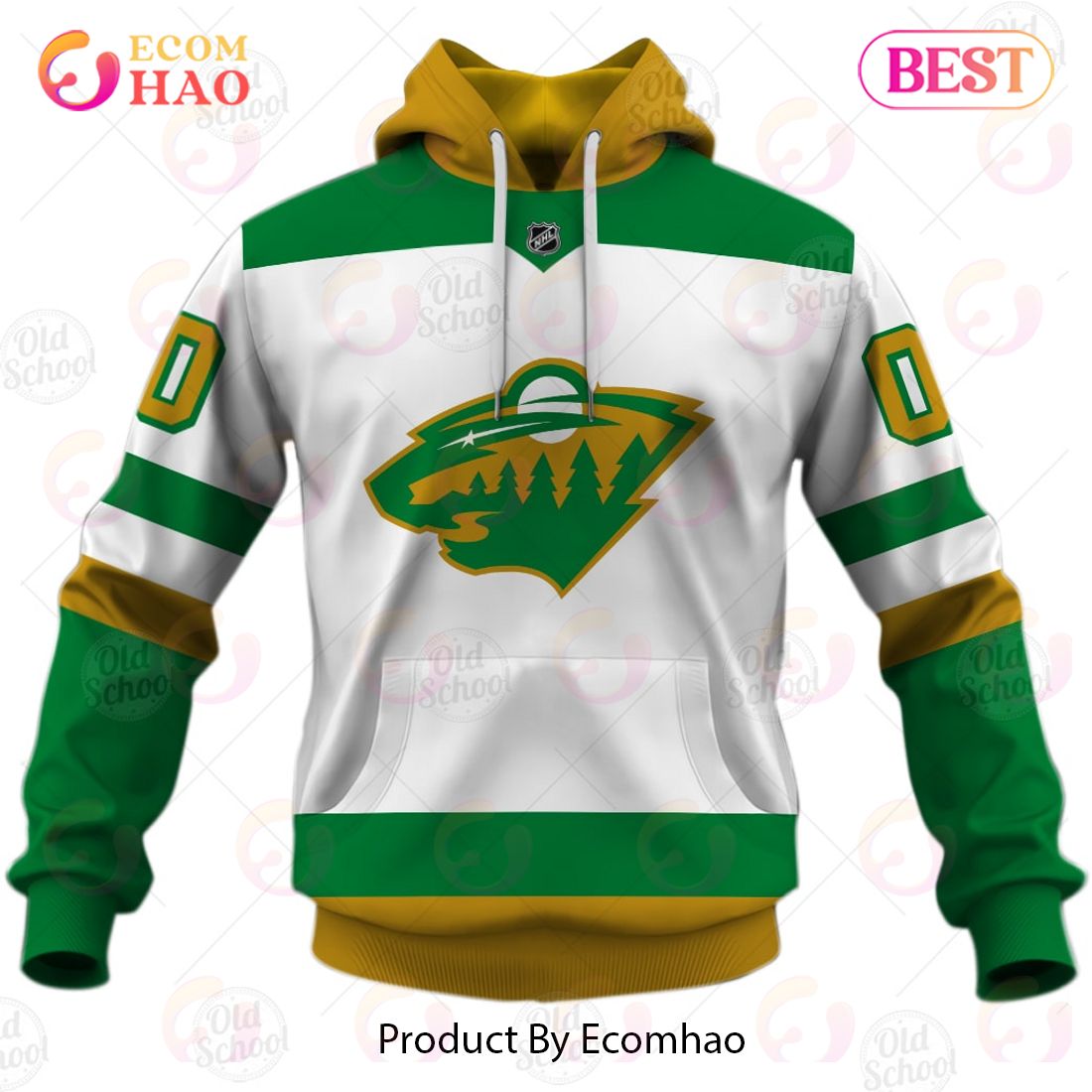 NHL Minnesota Wild Reverse Retro Alternate Jersey – Personalize Your Own New & Retro Sports Jerseys 3D Hoodie