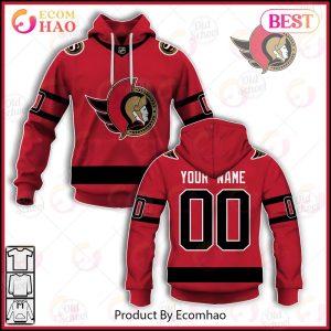 NHL Ottawa Senators Reverse Retro Alternate Jersey – Personalize Your Own New & Retro Sports Jerseys 3D Hoodie