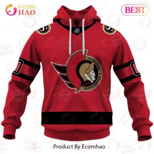 NHL Ottawa Senators Reverse Retro Alternate Jersey – Personalize Your Own New & Retro Sports Jerseys 3D Hoodie