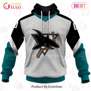 NHL San Jose Sharks Reverse Retro Alternate Jersey – Personalize Your Own New & Retro Sports Jerseys 3D Hoodie