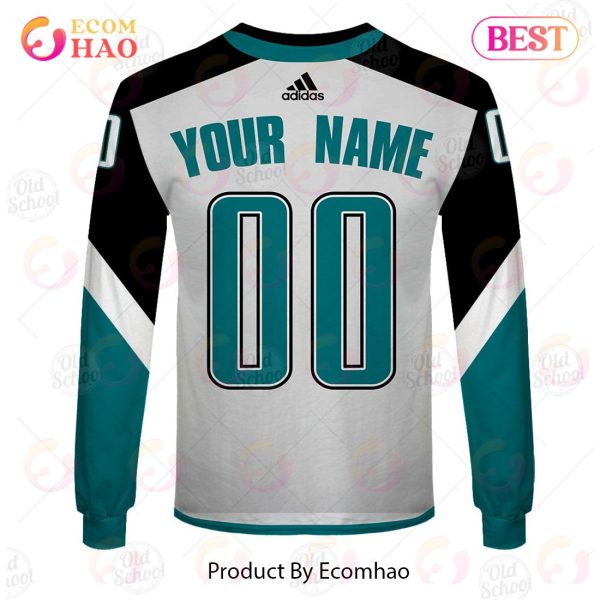 NHL San Jose Sharks Reverse Retro Alternate Jersey – Personalize Your Own New & Retro Sports Jerseys 3D Hoodie