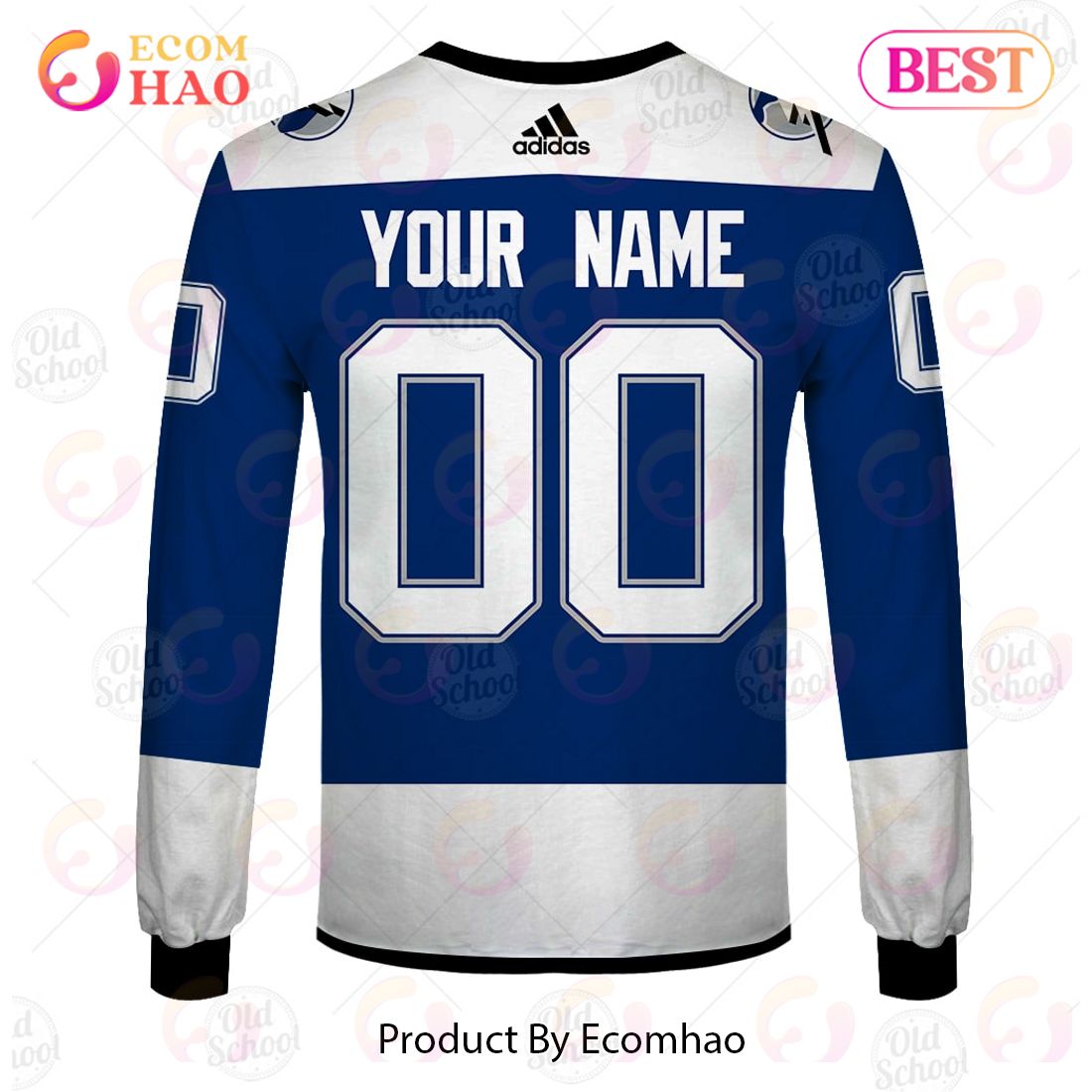 Men's Tampa Bay Lightning adidas Camo Military Appreciation Authentic  Custom Practice Jersey