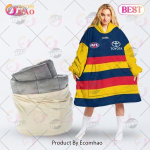 AFL Jersey Adelaide Football Club Oodie Blanket Hoodie Snuggie Hoodies – Personalize Your Own New & Retro Sports Jerseys