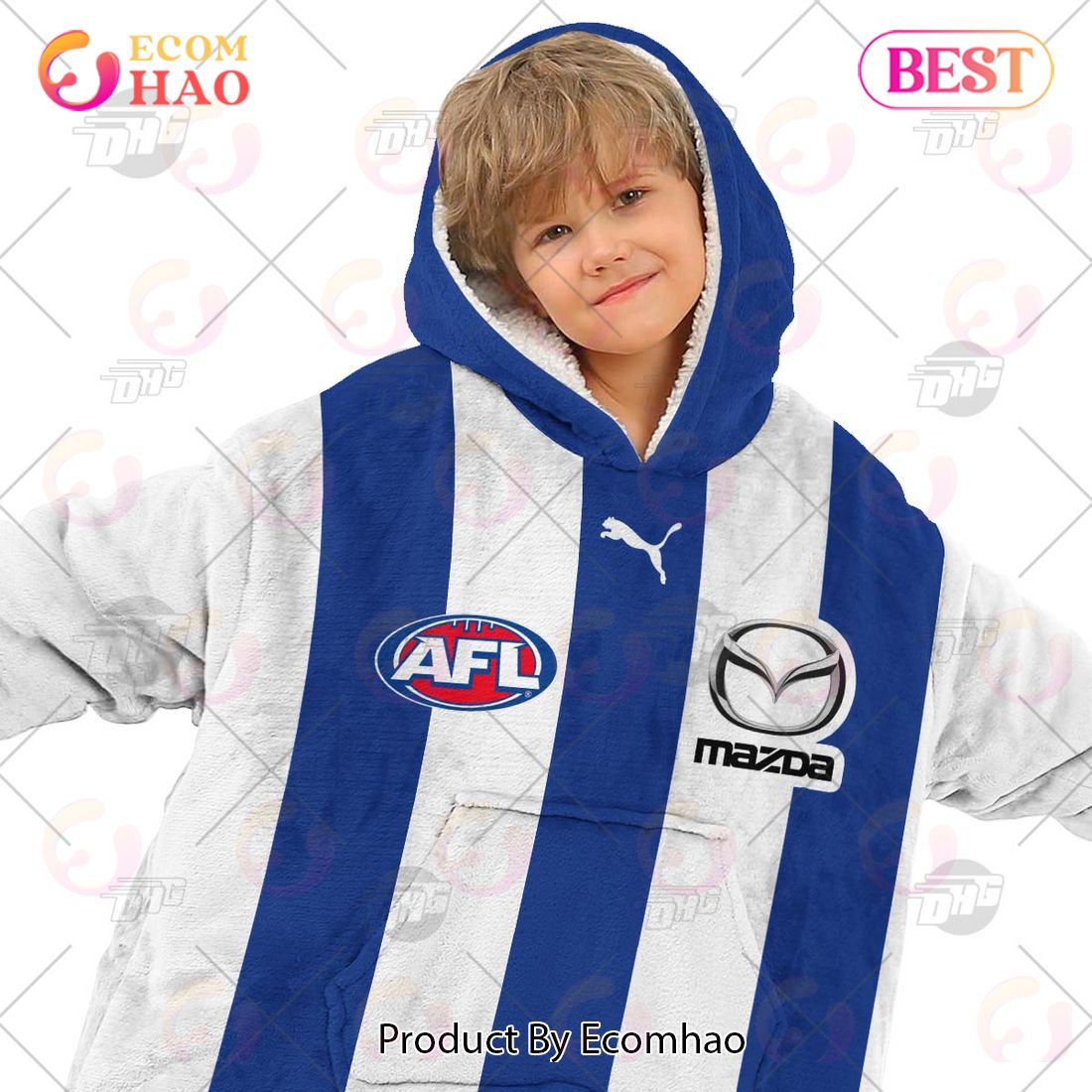 Personalise AFL North Melbourne Kangaroos Indigenous oodie blanket hoodie  snuggie hoodies - OldSchoolThings - Personalize Your Own New & Retro Sports  Jerseys, Hoodies, T Shirts