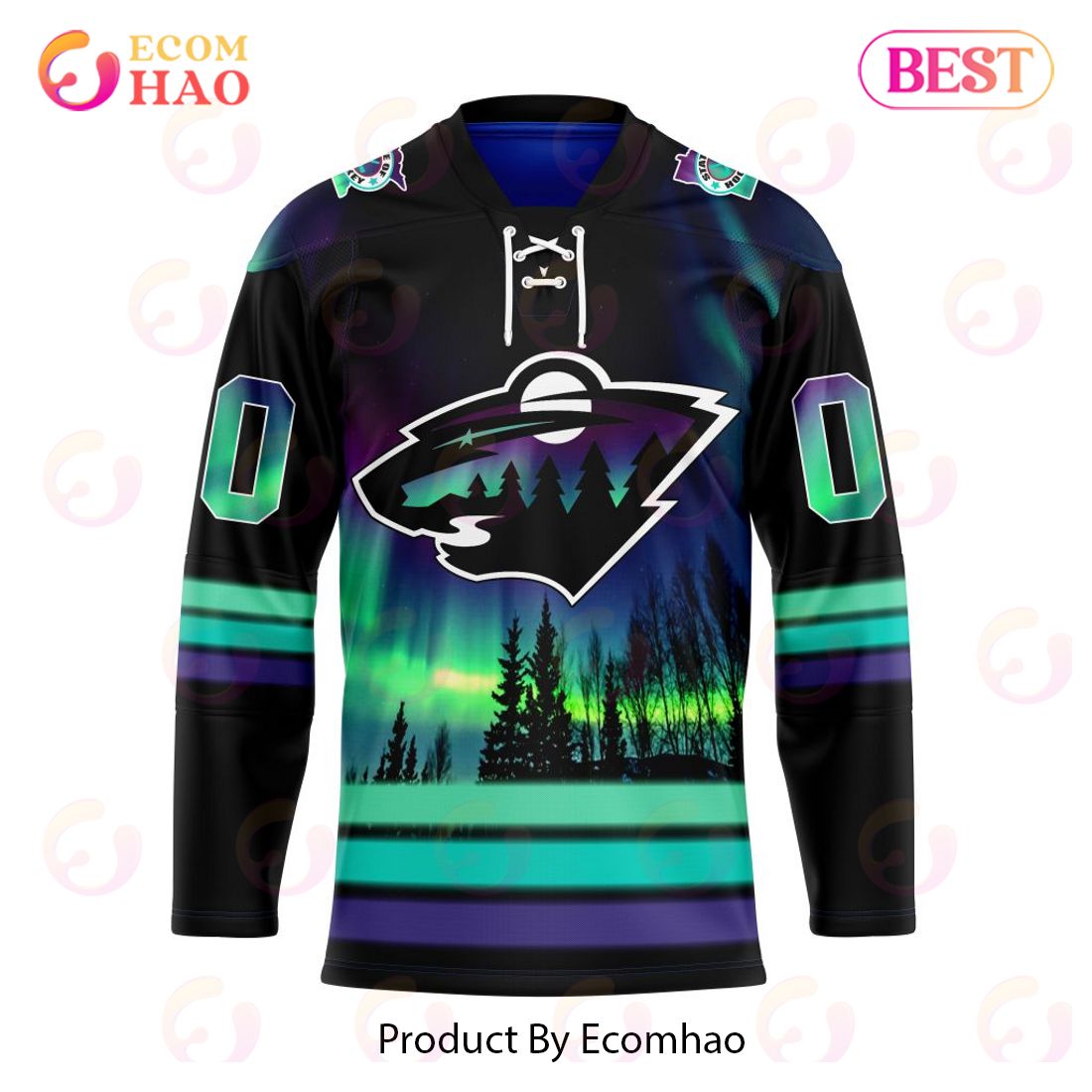 The best selling] NHL Minnesota Wild Special Pink Tie-Dye Full Printing  Shirt