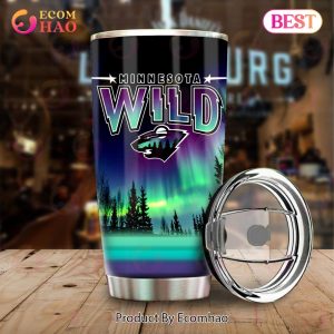 NHL Minnesota Wild Special Design With Northern Lights Tumbler