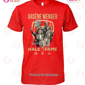 Arsene Wenger Hall Of Fame Signautre T-Shirt