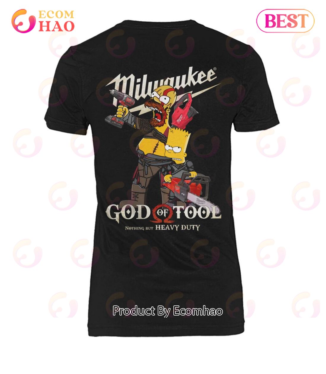 Milwaukee God Of Tool Nothing But Heavy Duty T-Shirt