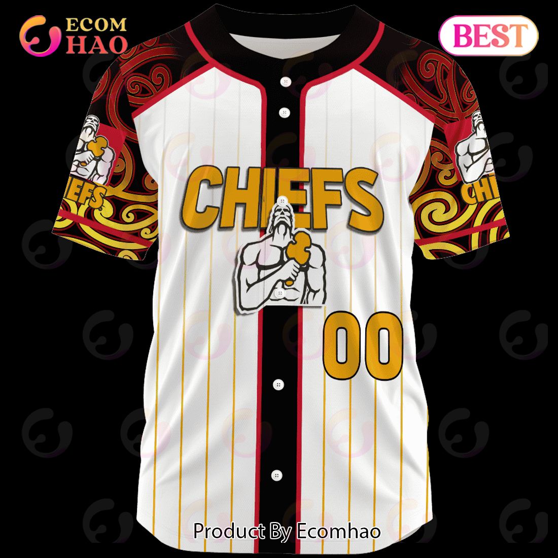 Chiefs Super Rugby Baseball Jerseys 2023