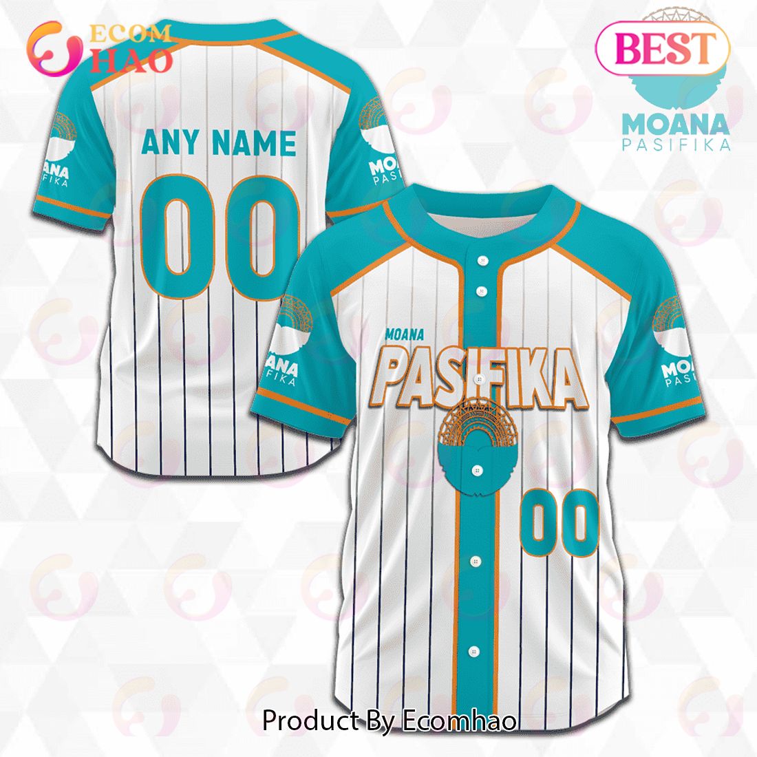 Moana Pasifika Super Rugby Baseball Jerseys 2023