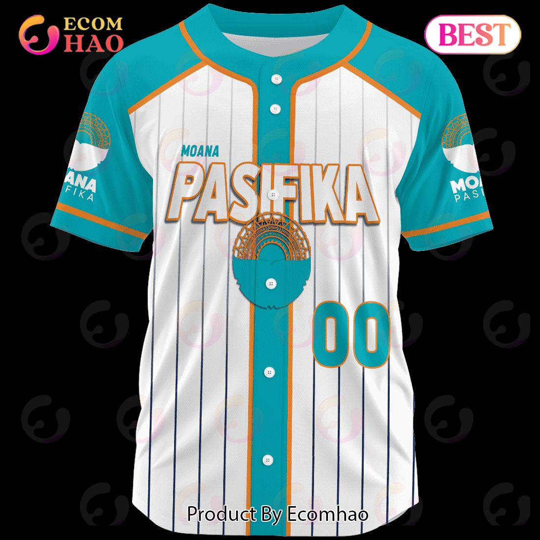 Moana Pasifika Super Rugby Baseball Jerseys 2023