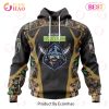 NRL Brisbane Broncos Special Camo Hunting Design 3D Hoodie