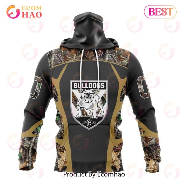 NRL Canterbury-Bankstown Bulldogs Special Camo Hunting Design 3D Hoodie