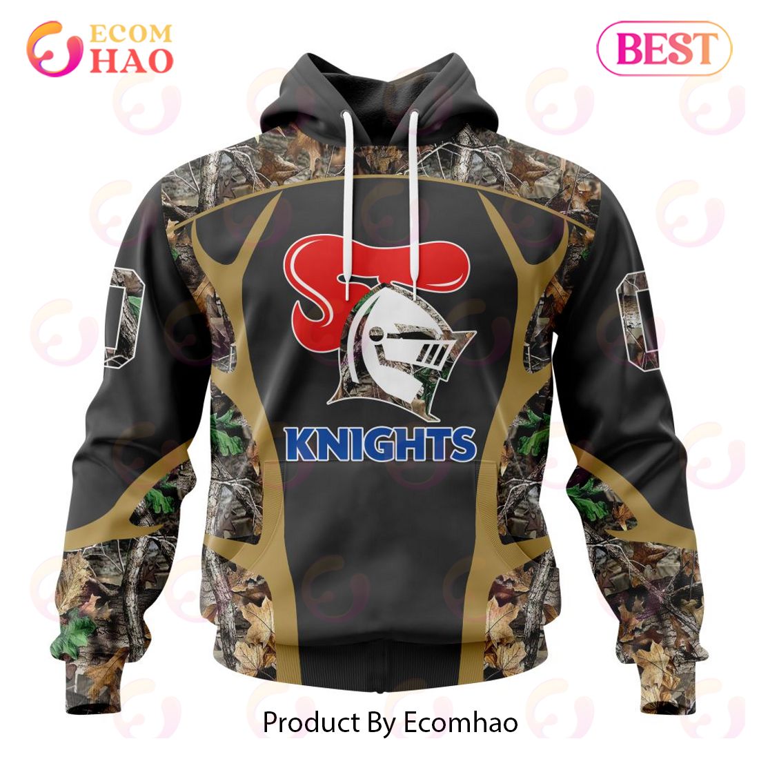 NRL Penrith Panthers Special Camo Hunting Design 3D Hoodie