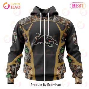 NRL Penrith Panthers Special Camo Hunting Design 3D Hoodie