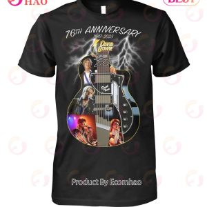 76th Anniversary 1947 – 2023 David Bowie Thank You For The Memories T-Shirt