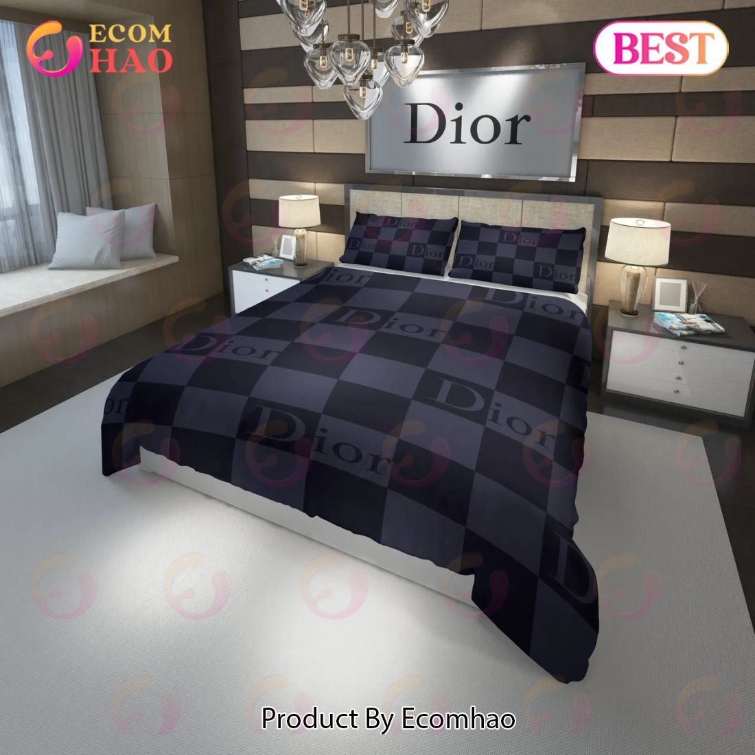 Christian Dior Hot Bedding Sets Quilt Sets Duvet Cover Luxury Brand Bedding Decor Bedroom Sets