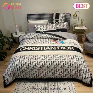 Christian Dior Printed Bedding Sets Quilt Sets Duvet Cover Luxury Brand Bedding Decor