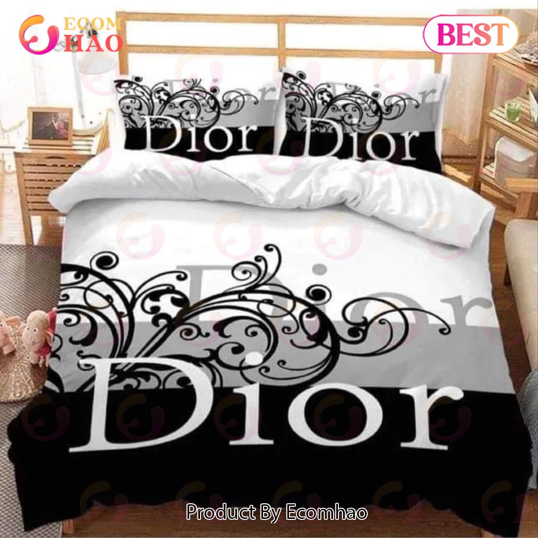 Dior Hot Printed Bedding Sets Quilt Sets Duvet Cover Luxury Brand Bedding Decor