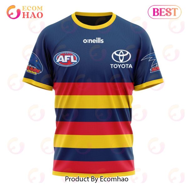 AFL Adelaide Crows Home Kits 2023 3D Hoodie