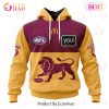 AFL Brisbane Lions Home Kits 2023 3D Hoodie