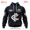 AFL Collingwood Football Club Home Kits 2023 3D Hoodie