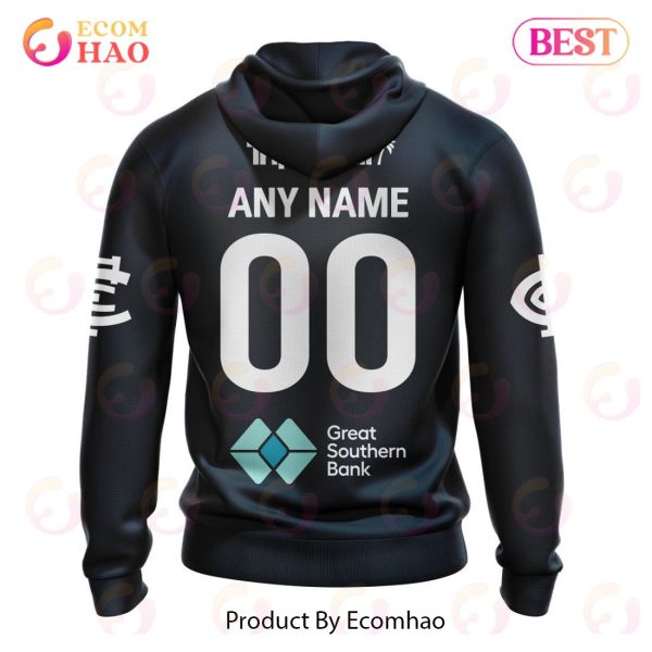 AFL Carlton Football Club Home Kits 2023 3D Hoodie