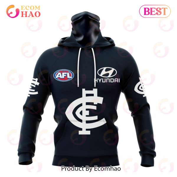 AFL Carlton Football Club Home Kits 2023 3D Hoodie