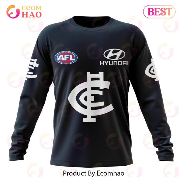 AFL Carlton Football Club Home Kits 2023 3D Hoodie