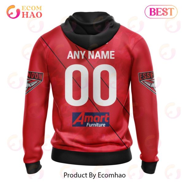 AFL Essendon Football Club Clash Kits 2023 3D Hoodie