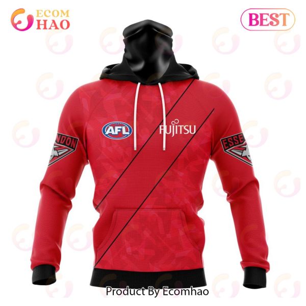 AFL Essendon Football Club Clash Kits 2023 3D Hoodie