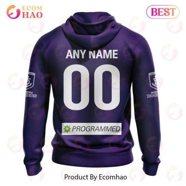AFL Fremantle Dockers Home Kits 2023 3D Hoodie