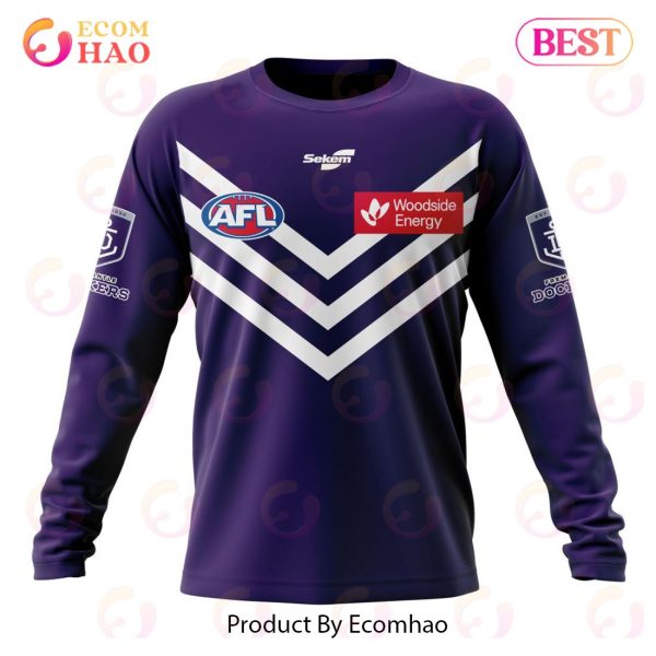 AFL Fremantle Dockers Home Kits 2023 3D Hoodie