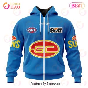 AFL Gold Coast Suns Clash Kits 2023 3D Hoodie