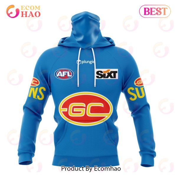 AFL Gold Coast Suns Clash Kits 2023 3D Hoodie