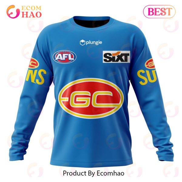 AFL Gold Coast Suns Clash Kits 2023 3D Hoodie