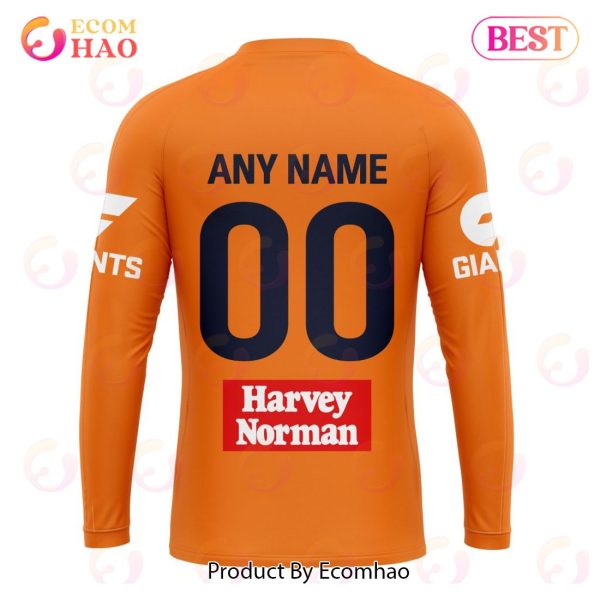 AFL Greater Western Sydney Giants Away Kits 2023 3D Hoodie