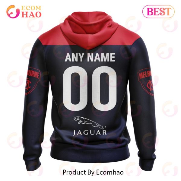 AFL Melbourne Football Club Home Kits 2023 3D Hoodie