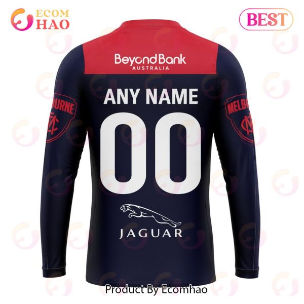AFL Melbourne Football Club Home Kits 2023 3D Hoodie