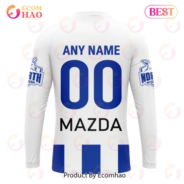 AFL North Melbourne Football Club Away Kits 2023 3D Hoodie
