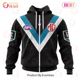 AFL Port Adelaide Football Club Home Kits 2023 3D Hoodie