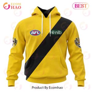 AFL Richmond Tigers Clash Kits 2023 3D Hoodie