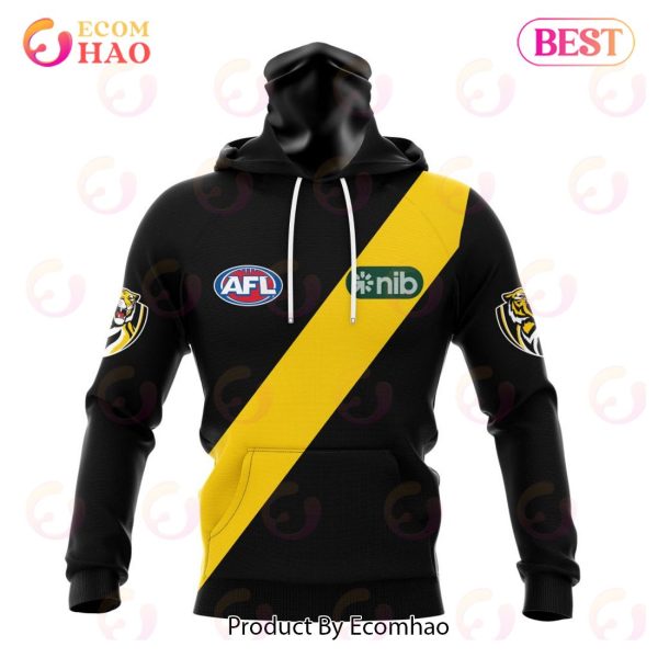 AFL Richmond Tigers Home Kits 2023 3D Hoodie