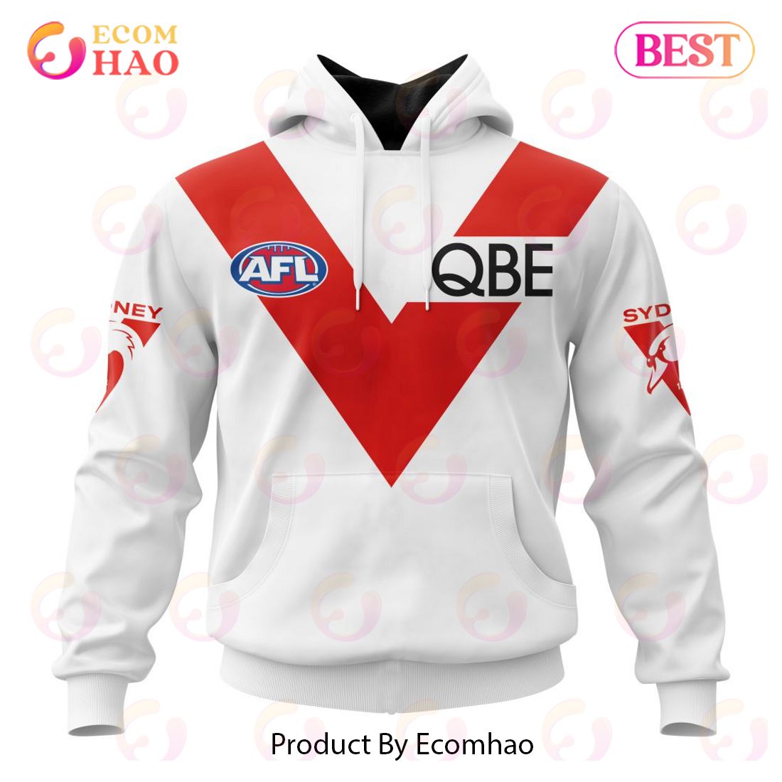 AFL Richmond Tigers Clash Kits 2023 3D Hoodie